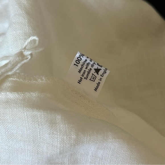 Eskandar Cropped White Gaucho - Picture 4 of 5